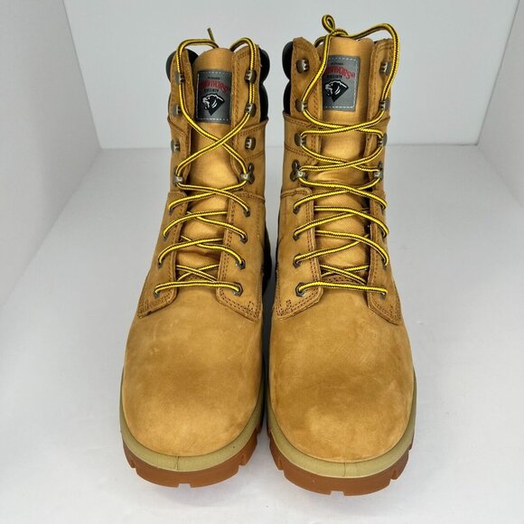 Herman Survivors Mens F2413-18 Brown Grizzly Steel Toe Size 11.5 W Work Boots - Picture 3 of 12